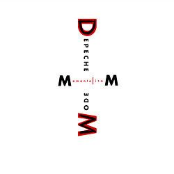 Свитшот хлопковый мужской Depeche Mode - Memento Mori Logo, цвет: белый — фото 2