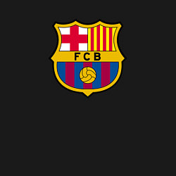 Свитшот хлопковый мужской Barcelona fc sport, цвет: черный — фото 2