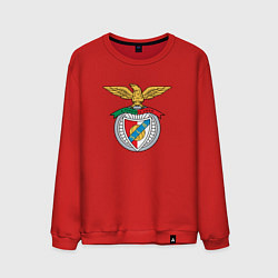 Свитшот хлопковый мужской Benfica club, цвет: красный