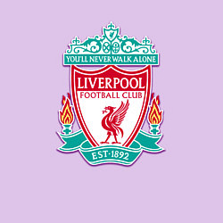 Свитшот хлопковый мужской Liverpool fc sport collection, цвет: лаванда — фото 2