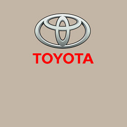 Свитшот хлопковый мужской Toyota sport auto brend, цвет: миндальный — фото 2