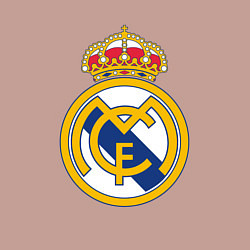 Свитшот хлопковый мужской Real madrid fc sport, цвет: пыльно-розовый — фото 2