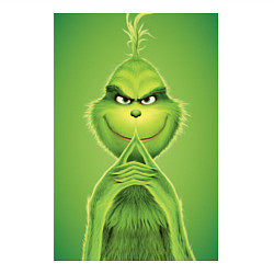 Свитшот хлопковый мужской Коварный Гринч похититель Рождества, цвет: белый — фото 2