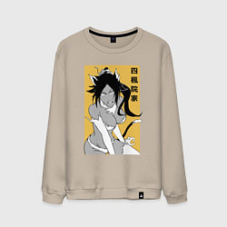 Свитшот хлопковый мужской Йоруичи, цвет: миндальный