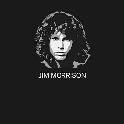Свитшот хлопковый мужской Tribute to Jim Morrison one, цвет: черный — фото 2
