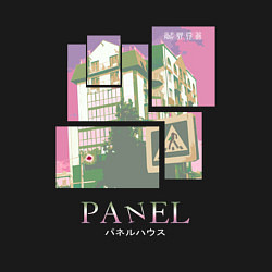 Свитшот хлопковый мужской Панельные дома, цвет: черный — фото 2