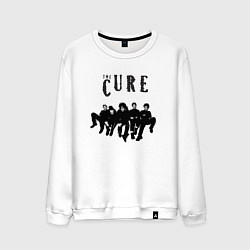 Свитшот хлопковый мужской The Cure - A Band, цвет: белый