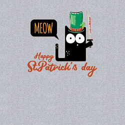 Свитшот хлопковый мужской Happy St Patricks day, цвет: меланж — фото 2