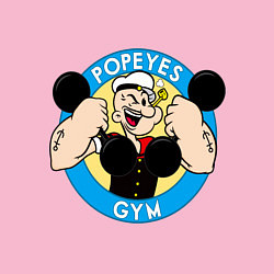 Свитшот хлопковый мужской Popeye GYM, цвет: светло-розовый — фото 2