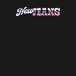 Свитшот хлопковый мужской Newjeans logo, цвет: черный — фото 2