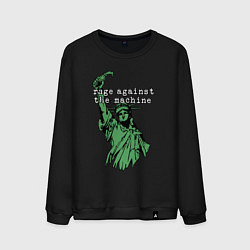 Мужской свитшот Rage Against - statue of liberty