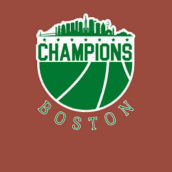 Свитшот хлопковый мужской Boston champions, цвет: кирпичный — фото 2