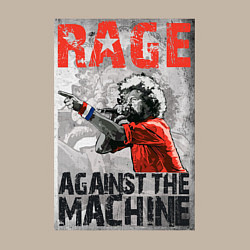 Свитшот хлопковый мужской RATM - curly vocalist, цвет: миндальный — фото 2