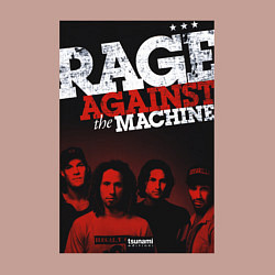 Свитшот хлопковый мужской RATM - all group, цвет: пыльно-розовый — фото 2