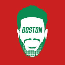 Свитшот хлопковый мужской Boston Tatum, цвет: красный — фото 2