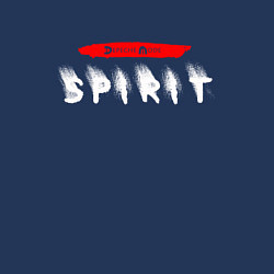 Свитшот хлопковый мужской Depeche Mode - Spirit logo, цвет: тёмно-синий — фото 2