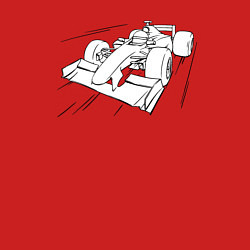 Свитшот хлопковый мужской Формула-1, цвет: красный — фото 2