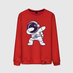 Свитшот хлопковый мужской Космонавт dab, цвет: красный