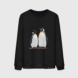 Мужской свитшот Друзья-пингвины