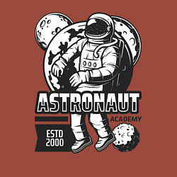 Свитшот хлопковый мужской Академия астронавтов, цвет: кирпичный — фото 2