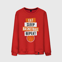 Мужской свитшот Eat sleep basketball