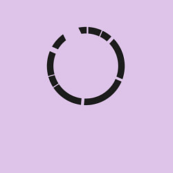 Свитшот хлопковый мужской Минималистичный круг, цвет: лаванда — фото 2