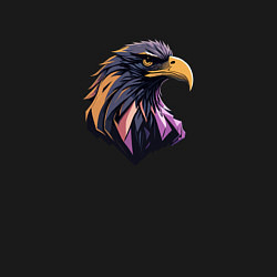 Свитшот хлопковый мужской Иллюстрация орла, цвет: черный — фото 2