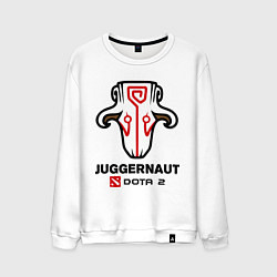 Свитшот хлопковый мужской Juggernaut Dota 2, цвет: белый