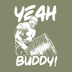 Свитшот хлопковый мужской Ронни Коулман, цвет: авокадо — фото 2