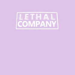 Свитшот хлопковый мужской Lethal Company: Logo, цвет: лаванда — фото 2