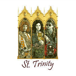 Свитшот хлопковый мужской St trinity, цвет: белый — фото 2