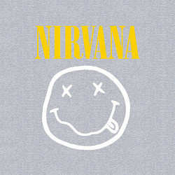 Свитшот хлопковый мужской Nirvana original, цвет: меланж — фото 2