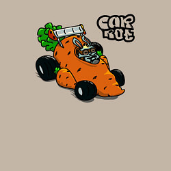 Свитшот хлопковый мужской Carrot mobile racing, цвет: миндальный — фото 2