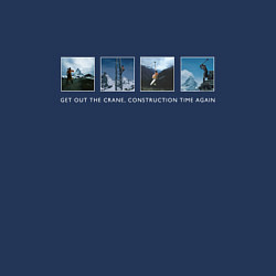 Свитшот хлопковый мужской Depeche Mode - Construction time again, цвет: тёмно-синий — фото 2