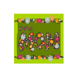 Свитшот хлопковый мужской Цветы и листья: for mom, цвет: белый — фото 2