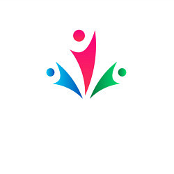 Свитшот хлопковый мужской Символ человечков, цвет: белый — фото 2