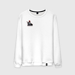 Свитшот хлопковый мужской Deusvult, цвет: белый