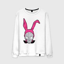 Свитшот хлопковый мужской Pink Donnie Darko, цвет: белый