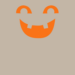 Свитшот хлопковый мужской Orange smile, цвет: миндальный — фото 2
