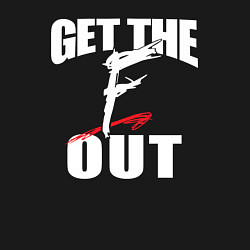 Свитшот хлопковый мужской Wwe Get the F Out, цвет: черный — фото 2