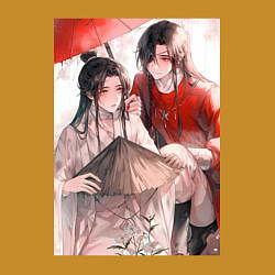 Свитшот хлопковый мужской Чэн Хуа Лянь Се, цвет: горчичный — фото 2