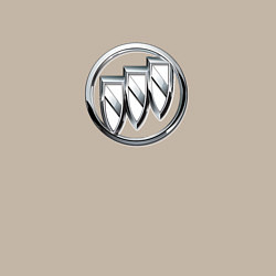 Свитшот хлопковый мужской Buick logo металик, цвет: миндальный — фото 2