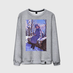 Свитшот хлопковый мужской Фрирен эльф, цвет: меланж