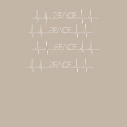 Свитшот хлопковый мужской Пульс мира, цвет: миндальный — фото 2