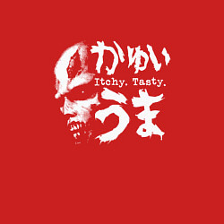 Свитшот хлопковый мужской Взгляд зомби, цвет: красный — фото 2