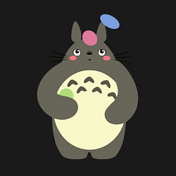 Свитшот хлопковый мужской Totoro game, цвет: черный — фото 2
