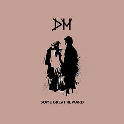 Свитшот хлопковый мужской Depeche Mode - some great reward box, цвет: пыльно-розовый — фото 2