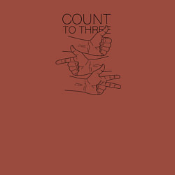 Свитшот хлопковый мужской Counting to three, цвет: кирпичный — фото 2