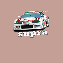 Свитшот хлопковый мужской Toyota Supra Castrol 36, цвет: пыльно-розовый — фото 2