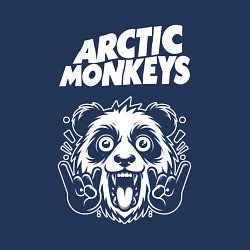 Свитшот хлопковый мужской Arctic Monkeys rock panda, цвет: тёмно-синий — фото 2